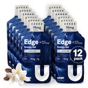 UCAN Edge Energy Gel Shots, Vanilla Latte + Cafeïne (12, 2 Ounce Packets) voor hardlopen, Training, Workouts, Fitness, Fitness, Crossfit, Sugar-Free, Vegan, & Keto Friendly Energy