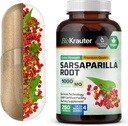 BIO KRAUTER Sarsaparilla Root Capsules - 1000 mg Sterkte - 250 Vegan Sarsaparilla Extract Caps - Geen Fillers