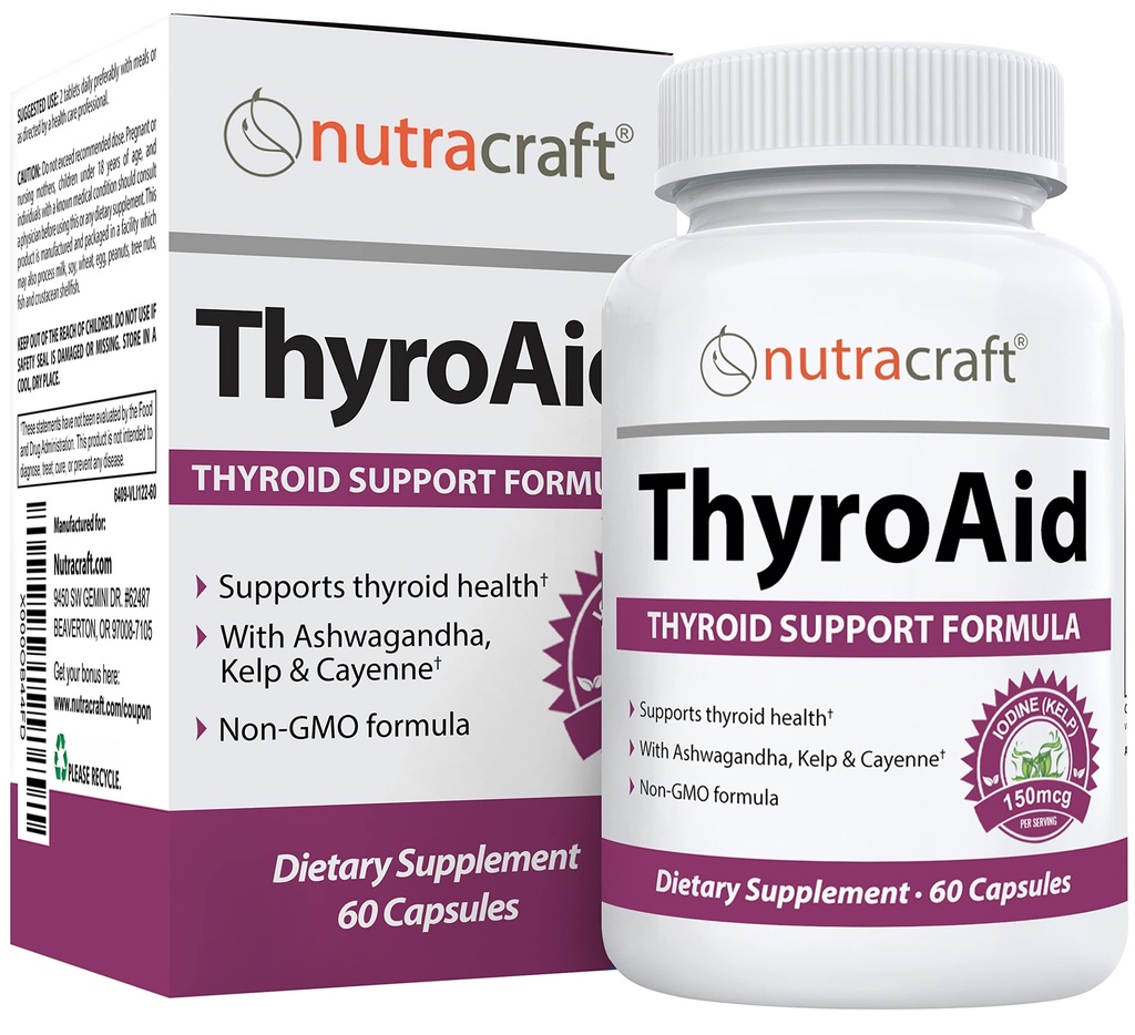 ThyroAid #1 Schildklierondersteuningssupplement 