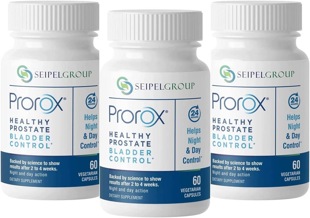 Gezonde Prostaat Blaas controle, Prostaat supplementen voor mannen, Ondersteunt gezonde Prostaat en Blaas Gezondheid, Bevat Saw Palmetto, Vermindert Urgency, 60 Vegetarische Capsules (180)