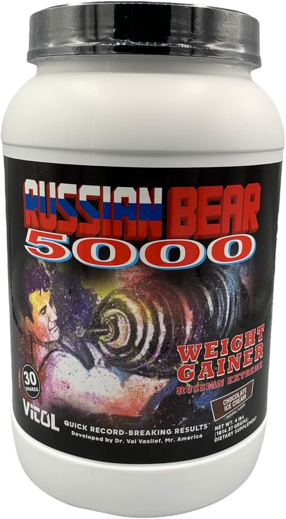 VITOL Ours russe 5000 chocolat, 4 lb