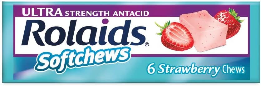 Ralayds Softchews Stick, fraise, 6 comtes (paquet de 12)