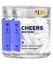 Supplément avec DHM + L-Cysteine. Se sentir mieux après avoir bu et soutenir votre foie. 24 doses. Dihydromyricetin, Cysteine, Thistle de lait, Poire piquante, B-Vitamines, Ginger