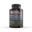 Lunovus Macular Support Plus Multivitamine basé sur l'étude AREDS 2 - Vitamines oculaires pour support maculaire - Supplément minéral avec lutéine et zéaxanthine - 180 gels doux