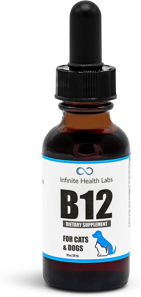 Vloeibare vitamine B-12 voor honden en katten - Vet geformuleerd - effectief voor alle dieren Methylcobalamine (methyl B12) - Energie, Appetite en Mood - Made in USA