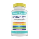 All-in-One Organic Immune Support Supplement 60 Vegan Capsules - Vlierbes 500mg, Ashwagandha 500mg, 400mg Vitamine C en Zink - Vitamine D3 - Immune Boosters voor volwassenen