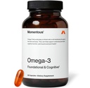 Momenteuze Omega-3 Visolie - High-Potency EPA & DHA-supplement voor mannen en vrouwen - Ondersteunt hart, gewrichts- en hersengezondheid - NSF gecertificeerd voor sport - niet-GMO - Glutenvrije - 1.600 mg - 30 porties