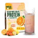 WILDE MAATSCHAPPIJ - Clear Wei Proteïne + Elektrolyten - Refreshing Wei Proteïne Isolaat Poeder - 20g Proteïne, 0 Toegevoegd Suiker, GGO-vrije, natuurlijke smaken & kleuren - Citrus Punch, 16 oz