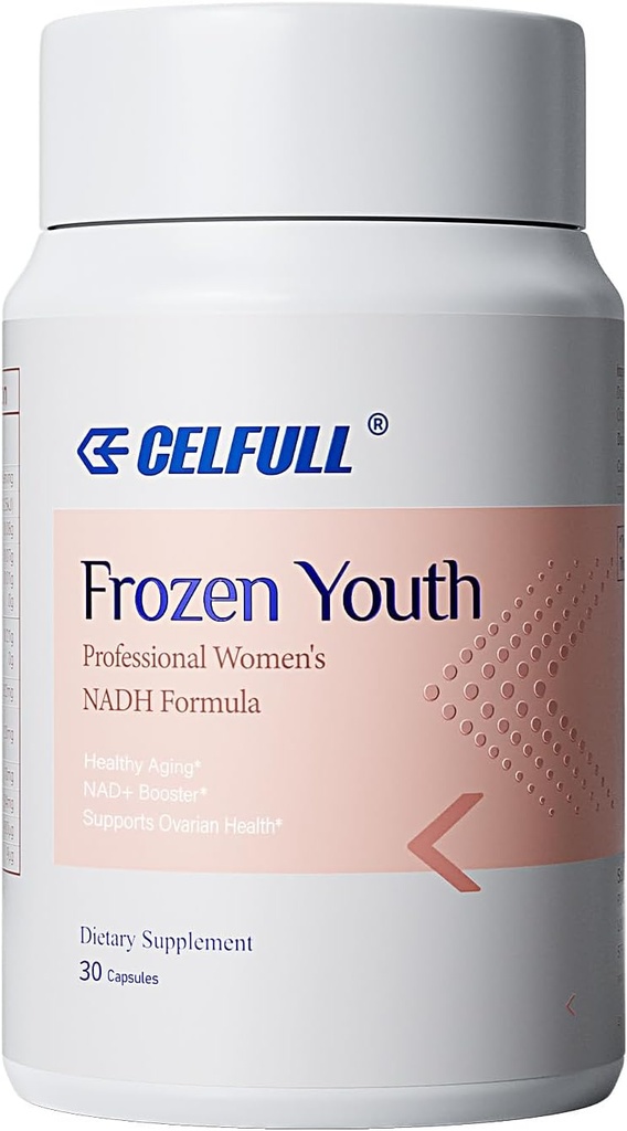 Supplément d'inositol CELFULL, mélange d'inositol Myo-Inositol et D-Chiro Inositol avec NADH & PQQ et folate - Rapport idéal 40:1 - Équilibre hormonal et soutien ovarien sain pour les femmes, Vitamine B8