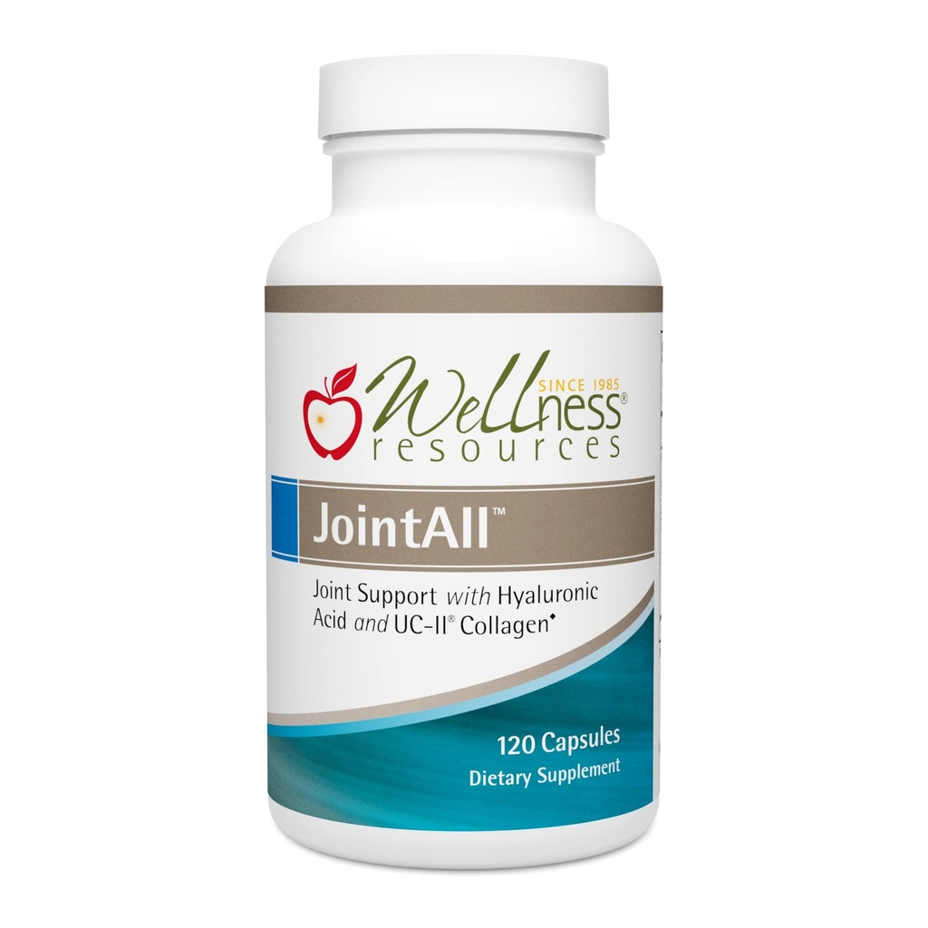 Wellness Resources JointAll - Joint Support Supplement met natuurlijk hyaluronzuur, UC-II Collageen, Glucosamine, Chondroitin voor gezamenlijke sterkte en comfort (120 capsules) ...