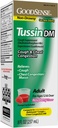 GoodSense Tussin Cough Siroop DM, Raspberry Flavor, effectieve verlichting voor hoesten en borstcongestie, Thins Mucus, 8 Fl Oz
