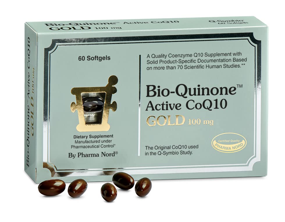 Pharma Nord - The Original CoQ10 • Klinisch bewezen • Hoge Absorptie • Hartgezondheid • Vruchtbaarheid • Gezonde Veroudering • Cellulaire Energie • Antioxidant • Glutenvrij • 100 mg Co-enzym Q10 • 60 Softgels