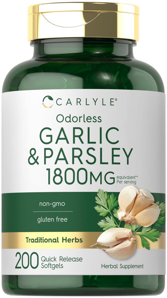 Carlyle Odorless Knoflook & [60] 1800mg 200 Softgels 