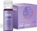 SAGA Starlight Organische Slaap Shots Natuurlijke Slaaphulp met Melatonine, Reishi, Valeriaan Root, Ashwagandha, Kamille 