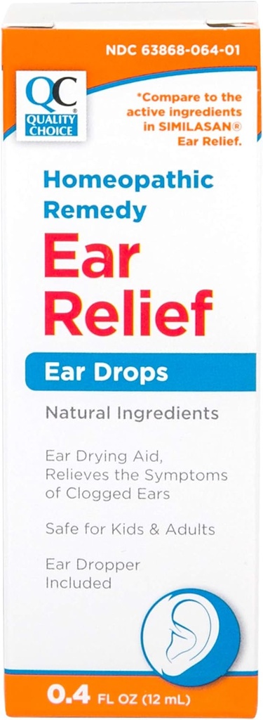 Quality Choice Homeopathische oorreliëf daalt 0,4 FL oz (1)
