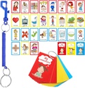 27 Autisme Communicatie Kaarten Visueel Hulp Nonverbale Communicatie Raad Speech Vertraging Gevoelens Emoties Flash Cards Autisme Speciale behoeften Cue Cards Taal leren Speelgoed voor kinderen Volwassenen