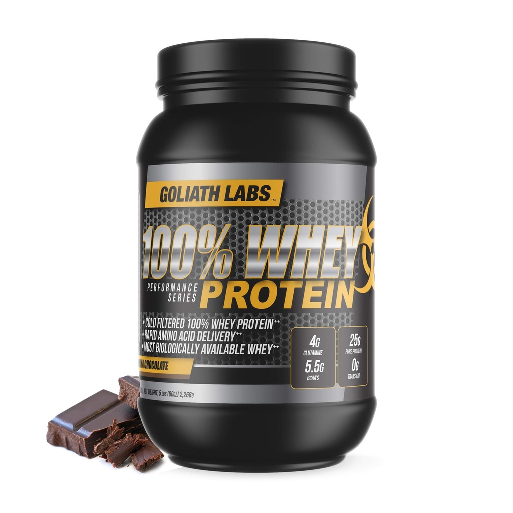 Goliath Labs 100% Wei Proteïne Poeder 5 lb (Chocolaat)