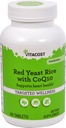 Riz de levure rouge Vitacost 1200 mg avec CoQ10 - libération prolongée - 60 comprimés