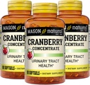 MASON NATUURLIJKE Cranberry 12:1 Concentraat met vitamine C & E, ondersteunt Immune & Urinary Health, 90 capsules, verpakking van 3