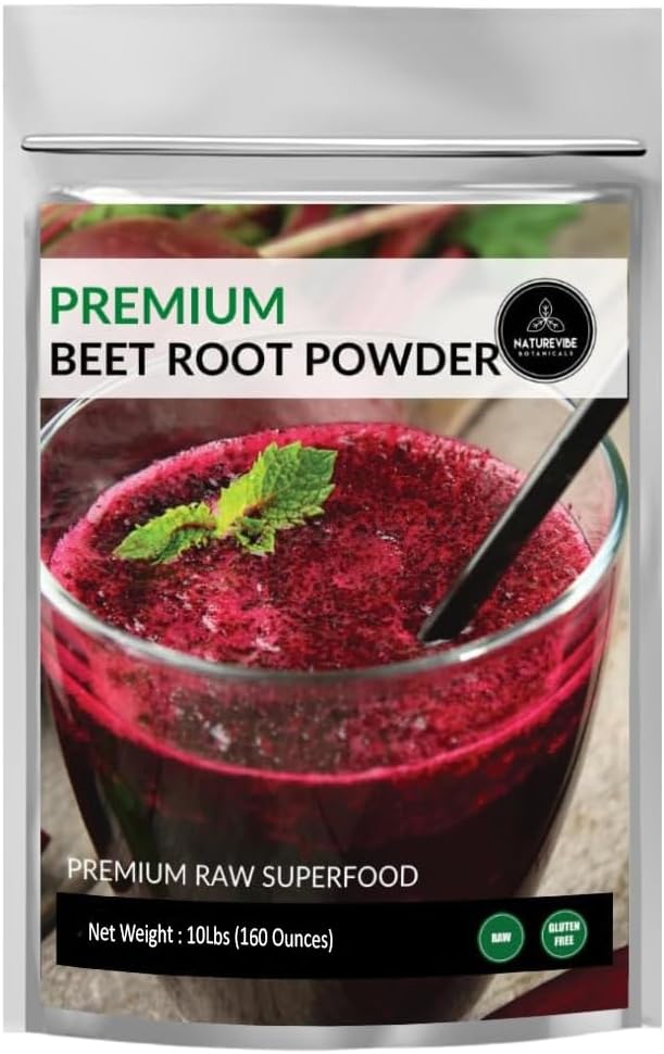 Naturevibe Botanicals Premium Beetwortelpoeder, 10lbs 