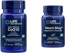 Life Extension Super Ubichinol CoQ10 met Enhanced Mitochondrial Support & Neuro-mag Magnesium L-threonaat, Magnesium L-threonaat
