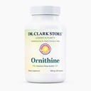Dr Clark Ornithine Dietary Supplement - sans gluten, aide naturelle au sommeil, favorise le métabolisme des protéines, nettoyage et désintoxication, 500mg, 100 Capsules de gélatine