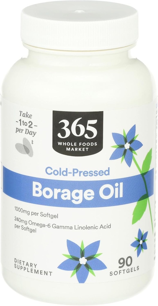 365 door Whole Foods Market, Borage Oil, 90 Tel.