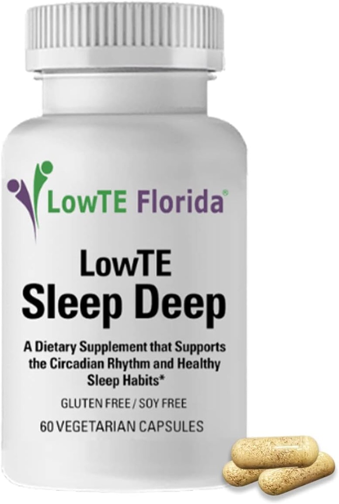 Slaap diep - 60 Capsules I Slaapsupplement met Melatonine 5mg, Ashwagandha, GABA, Lemon Balm Extract & l Theanine, Slaaphulp voor gezonde Circadian Rhythms