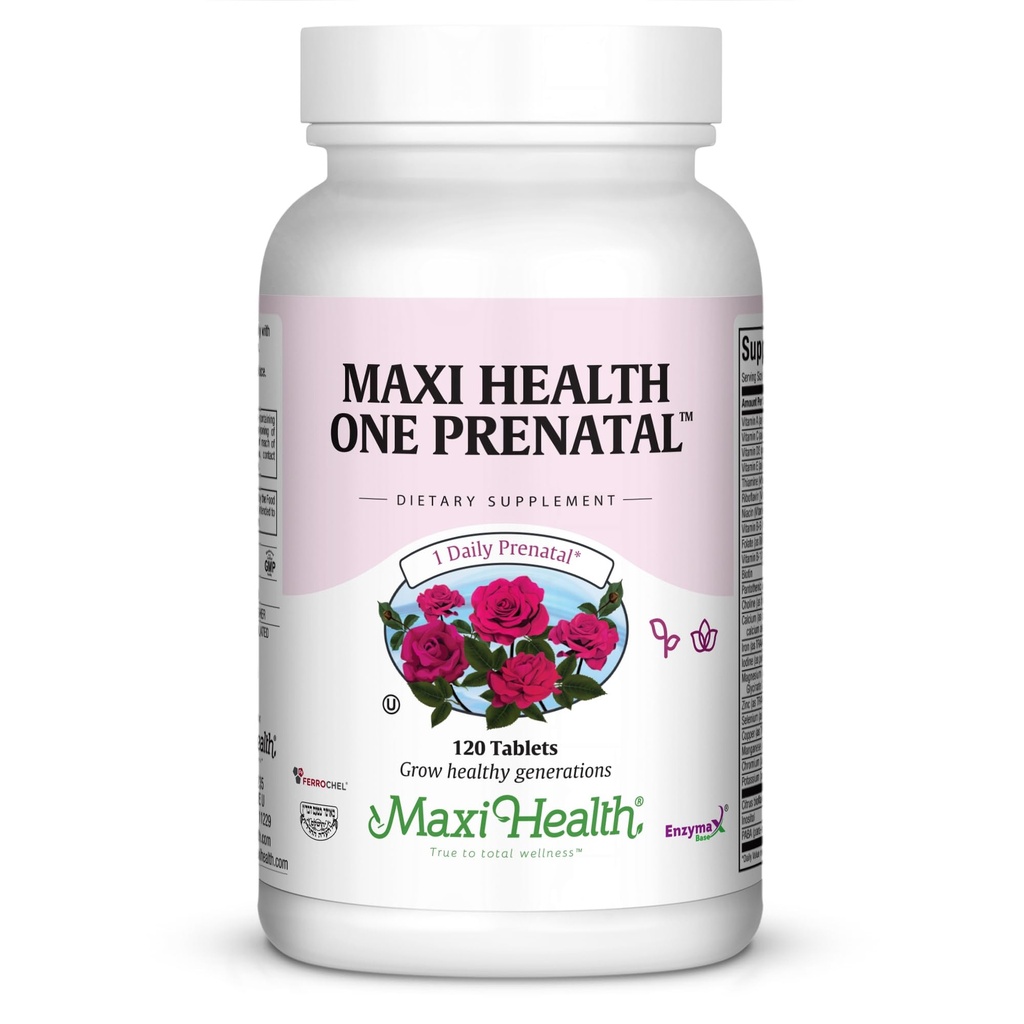 Vitamines prénatales pour les femmes – Une vitamine prénatale quotidienne avec fer, folate, choline, vitamine D3 et nutriments essentiels – Supplément d'absorption élevé pour la grossesse et la préconception – 120 comprimés