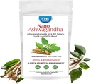One Planet Nutrition Nano Ashwagandha Leaf & Root Powder 8 oz (227 porties), 10:1 Extract, ondersteunt geestelijke helderheid, niet-GMO, veganistisch, glutenvrij