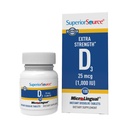 Superior Bron Vitamine D3 1000 IE - Biedt Immune System, Hersenen & Zenuwstelsel Ondersteuning - Aids Calcium Absorptie voor Tanden & Bone Health - Bariatric Friendly - 100 Sublingual Dissolving Tablets