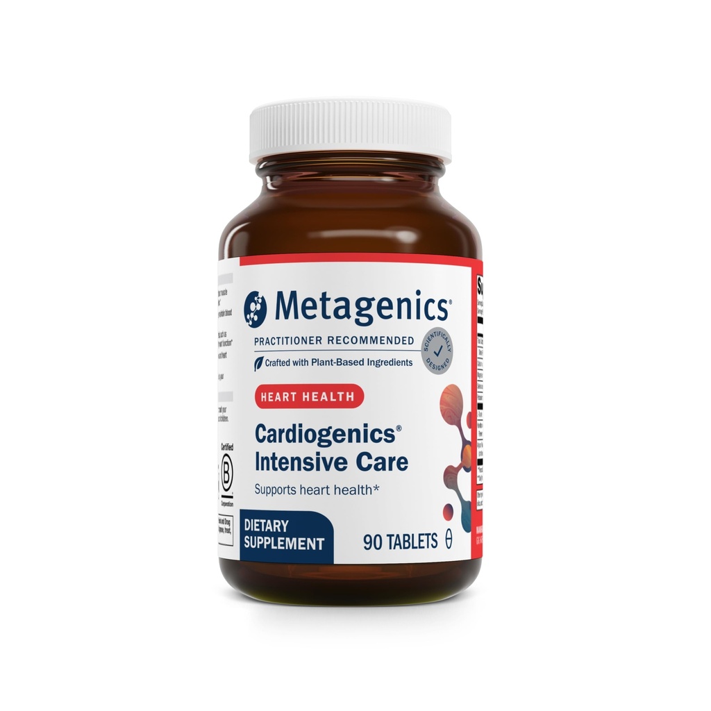 Metagenics Cardiogenes Intensive Care - Heart Health Supplement - with Magnesium, Calcium, Selenium & Amino Acids - Inclusief Arjuna Bark & Hawthorn Leaf - 90 Tablets