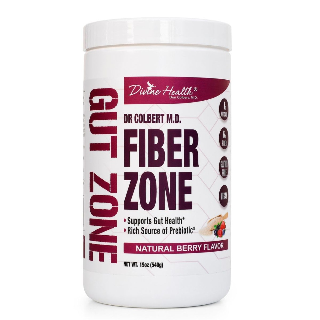 Goddelijke Gezondheid Dr Colbert, MD Fiber Zone Powder 