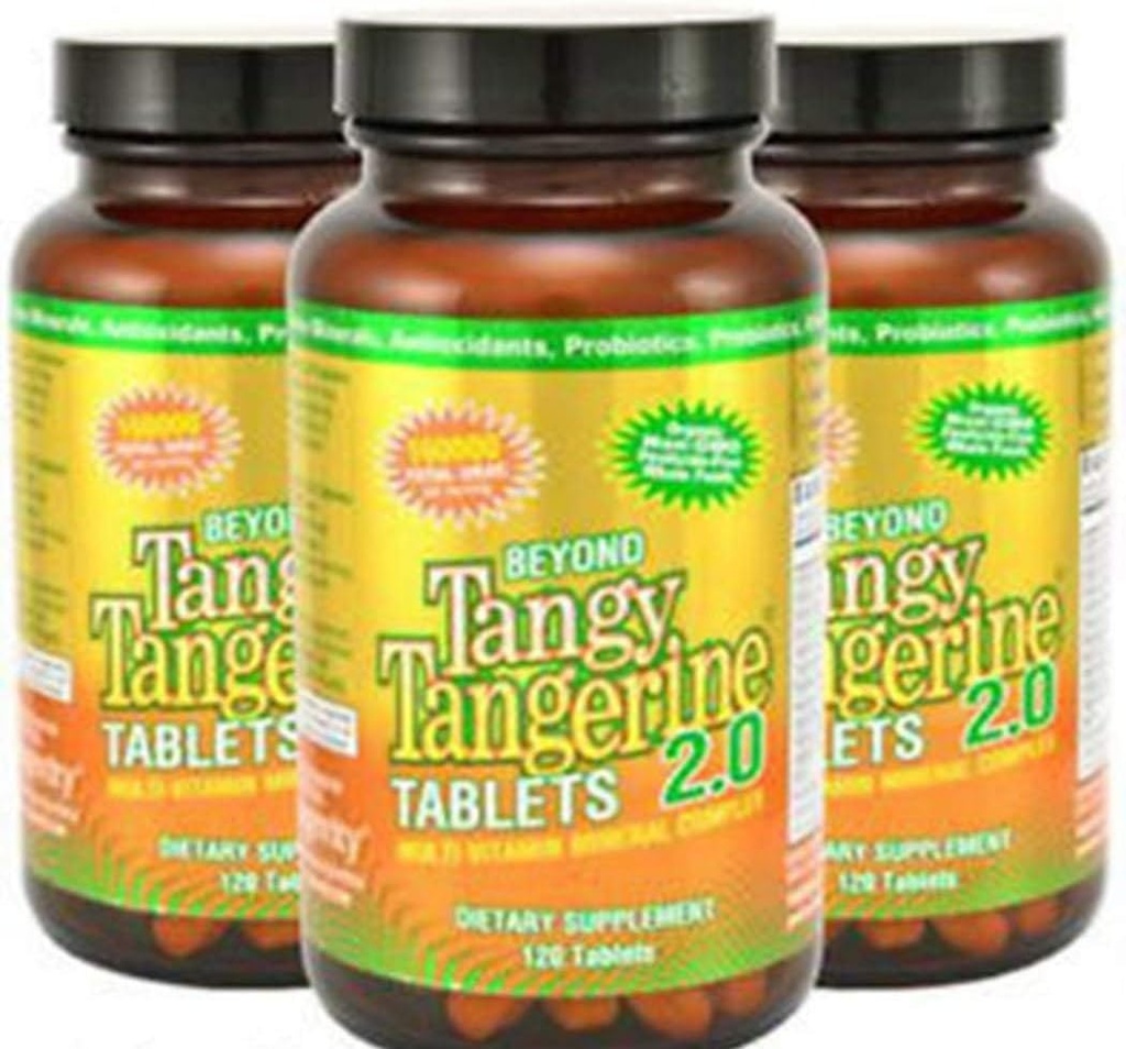 Youngevity Beyond Tangy Tangerine 2.0 Multi-Vitamine & Mineral Complex - Made with Natural & Whole Foods 
