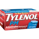 Tylenol Pm Extra sterkte pijnstiller + slaaphulp, 225-capsules (1 verpakking)