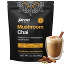 Inner Elevate Superfood Mushroom Chai - Ultimate Coffee Alternatief - Adaptogenic Mushroom Tea Drink met Lion's Mane, Cordyceps, Chaga, Reishi, Turkije staart (35 Serves)