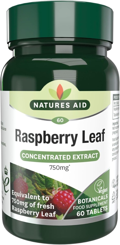 Raspberry Leaf 375mg (750mg equiv) 60 Tabs