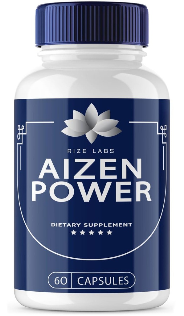 rize labs - Aizen Power for Men, All Natural Male Supplement to Boost Energy and Performance (60 capsules)