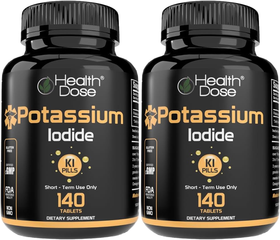 Health Dose Kalium + Iodide (KI) Tabletten 