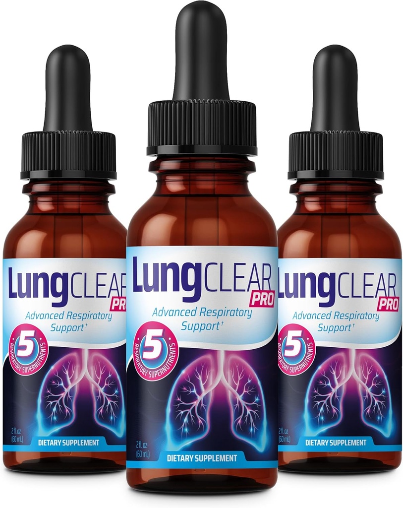 Long ondersteuning supplement druppels met Wild Mullein Leaf Extract voor longen en slijm Relief Ondersteuning - 2 Fl oz - 3 flessen