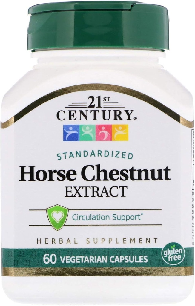 21st Century Horse Chestnut Seed Extract Vegetarian Capsules - 60 ct, Pack of 6