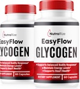 NutraRize (2 Pack) Glycogen à flux facile, Capsules de support EasyFlow Glycogen, Optimisateur Easy Flow Glyco, Caps d'optimisation EasyFlow Glyco, Nettoyeur Easy Flow Detox, Glycol à flux facile (120 Capsules)