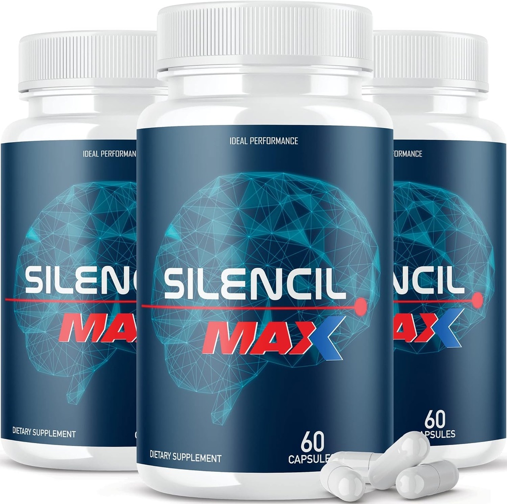 IDEAL PERFORMANCE (3 Pack) Silencil Tinnitus Max Supplement Pillen Silencio Silencile (180 Capsules)