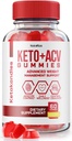NutraRize KetoKandies Keto+ACV Gummies voor gewichtsverlies, maximale sterkte supplement, Gomitas Reviews (60 Gummies)