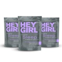 Hey Girl Sleep Tea - Natural Herbal Bedtime Tea Bags with Chamomile, Passion Flower, Valerian Root, Lemon Balm - Calming, Relaxing Adults Sleepy Night Time Tea - Relaxation Gifts for Women 3-packs