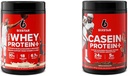 Six Star Elite Series 100% Wei Proteïne Plus Vanille Cream 1,8lbs US & Caseïne Proteïne Poeder Elite Caseïne Proteïne Poeder Slow-Digesting Micellar Caseïne Proteïne