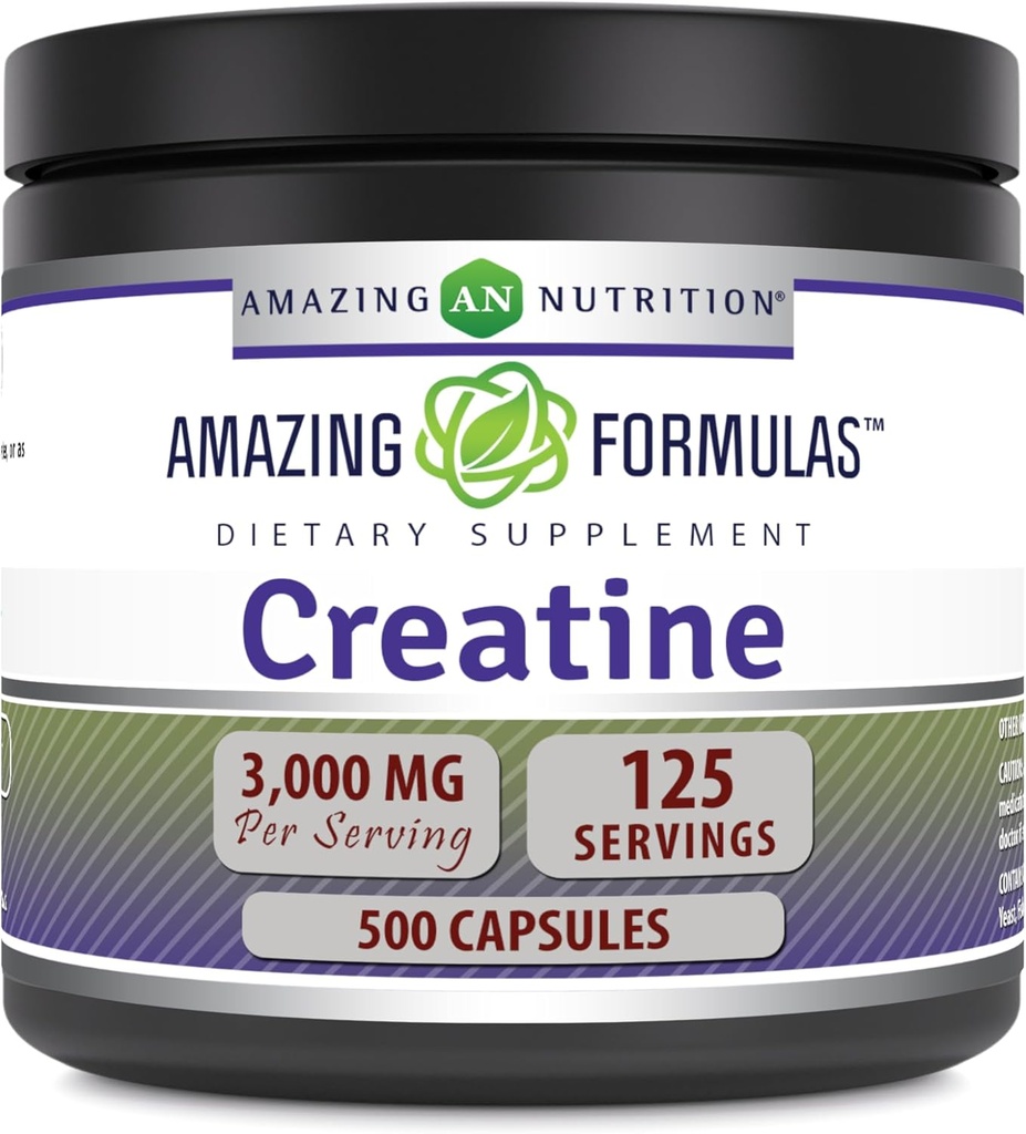 Verbazingwekkende Formules Creatine 3000 Mg Amino Acid Supplement 