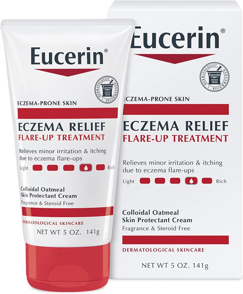 Eucerine Eczema Relief Flare-up behandeling - Biedt onmiddellijke verlichting voor Eczema-Prone huid - 5 oz. Tube