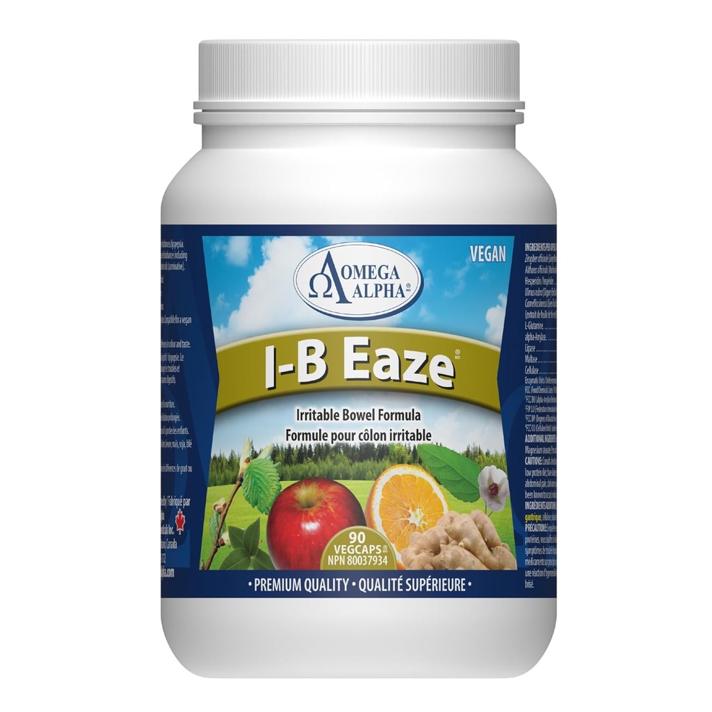 Omega Alpha I-B Eaze voor Intestines & Maag Ulcers 90 capsules