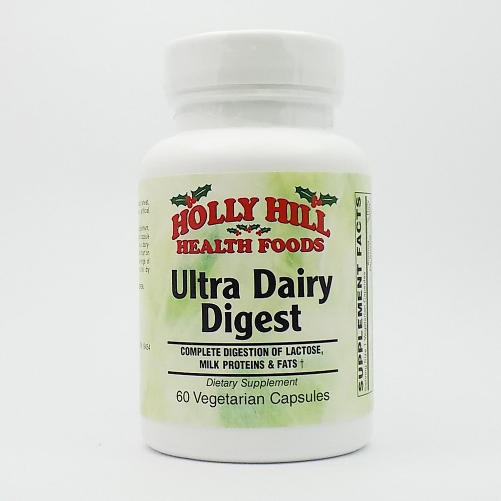 Holly Hill Health Foods, Ultra Dairy Digest, 60 Vegetarische Capsules